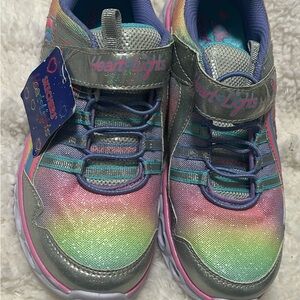 Skechers Kids Heart Lights Multicolor Sneakers